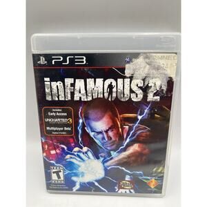 inFamous 2 (Sony PlayStation 3, PS3, 2011) Complete W/ Manual